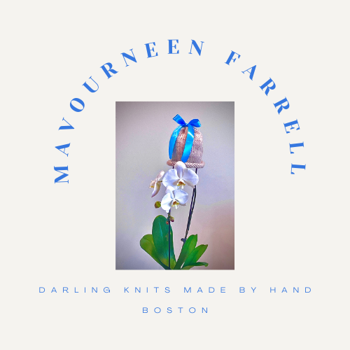 The Shannon - Bows on Beanies (cream) freeshipping - Mavourneen Knits